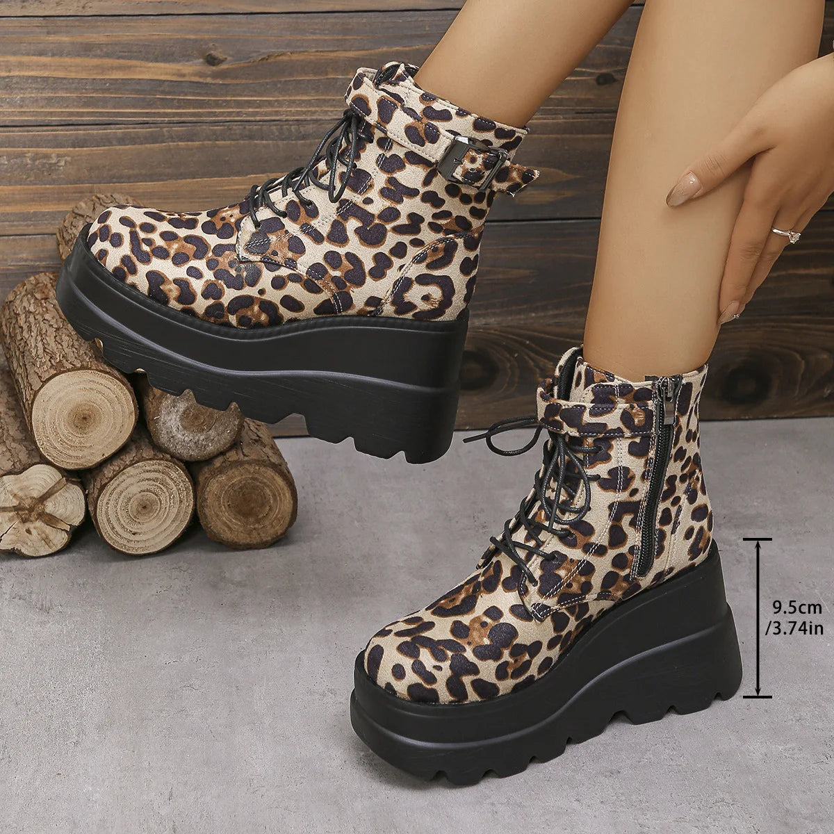 Ladies Shoes Large Size Ankle Women's Boots
