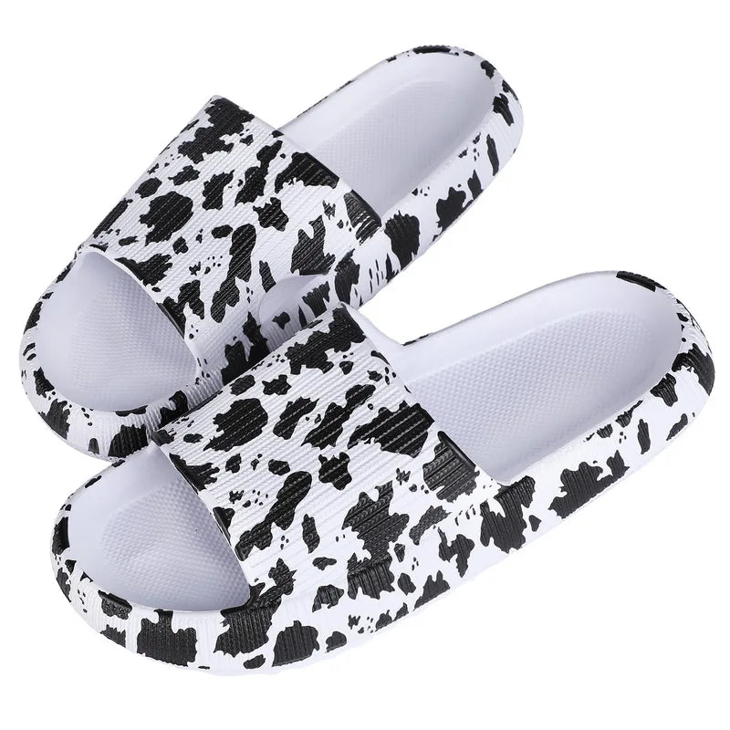 Thick Platform Cloud Slippers Women Men Summer