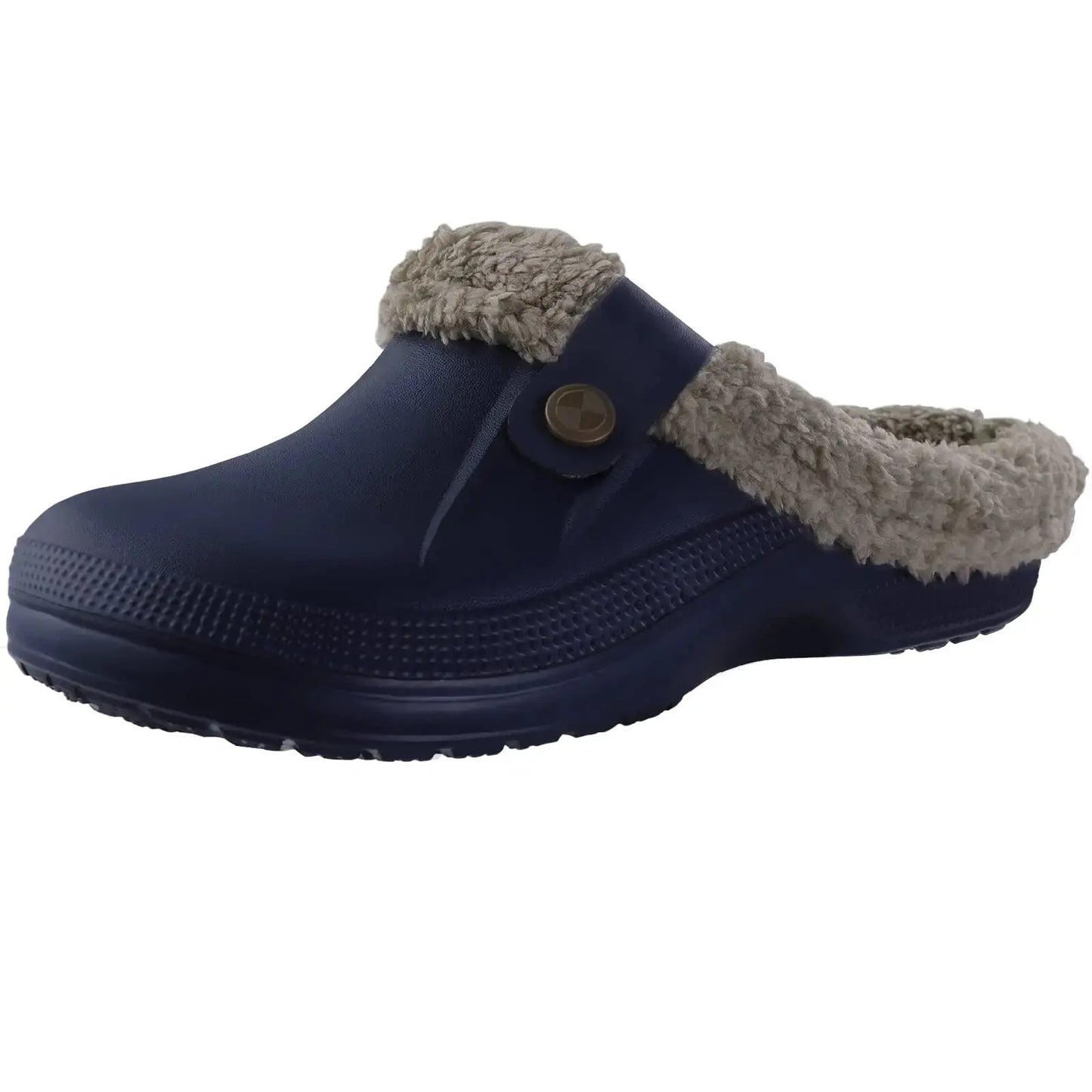 Casual Garden Shoes Warm Fluffy Men Slippers Jungle Line