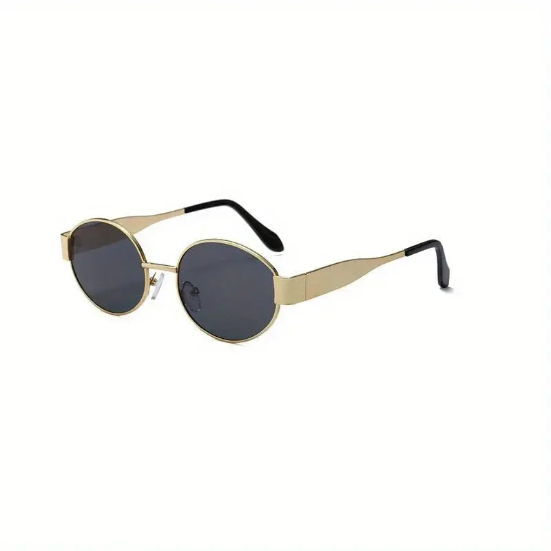 New Oval Sunglasses for Women Men Trendy Metal - Jungle Line