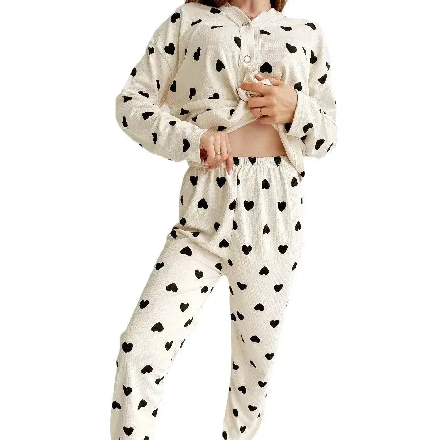 New Spring and Autumn Pajamas Homewear Suit - Jungle Line