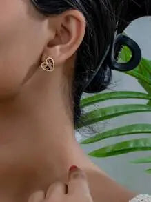 Boucles d’Oreilles Cœur Imprimé Léopard – Élégance et Tendance Ma boutique