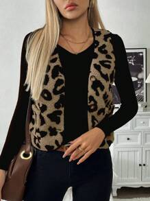 Pariaura Veste pour Femmes - Manteau Court Automne