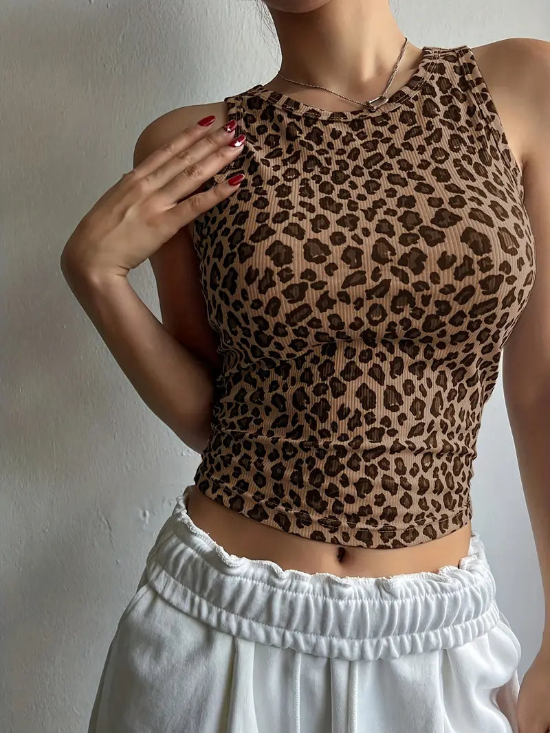 Top Femme Imprimé Léopard | Chic et Tendance