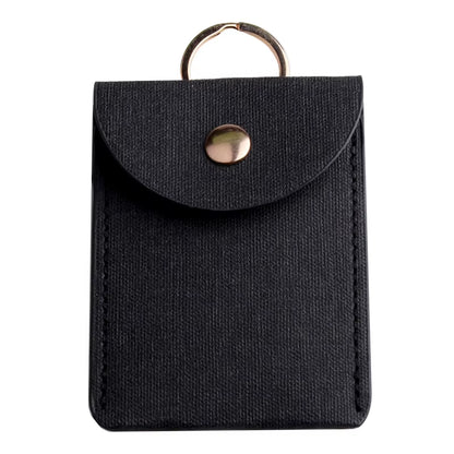 Fashion Leopard Print PU Function Card Case Business Card Holder Men Women Credit Card Bag ID Card Key Wallet with Keychain