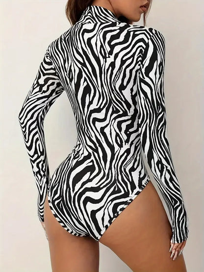 Haut Ody Zippé à Manches et Col à Breloques