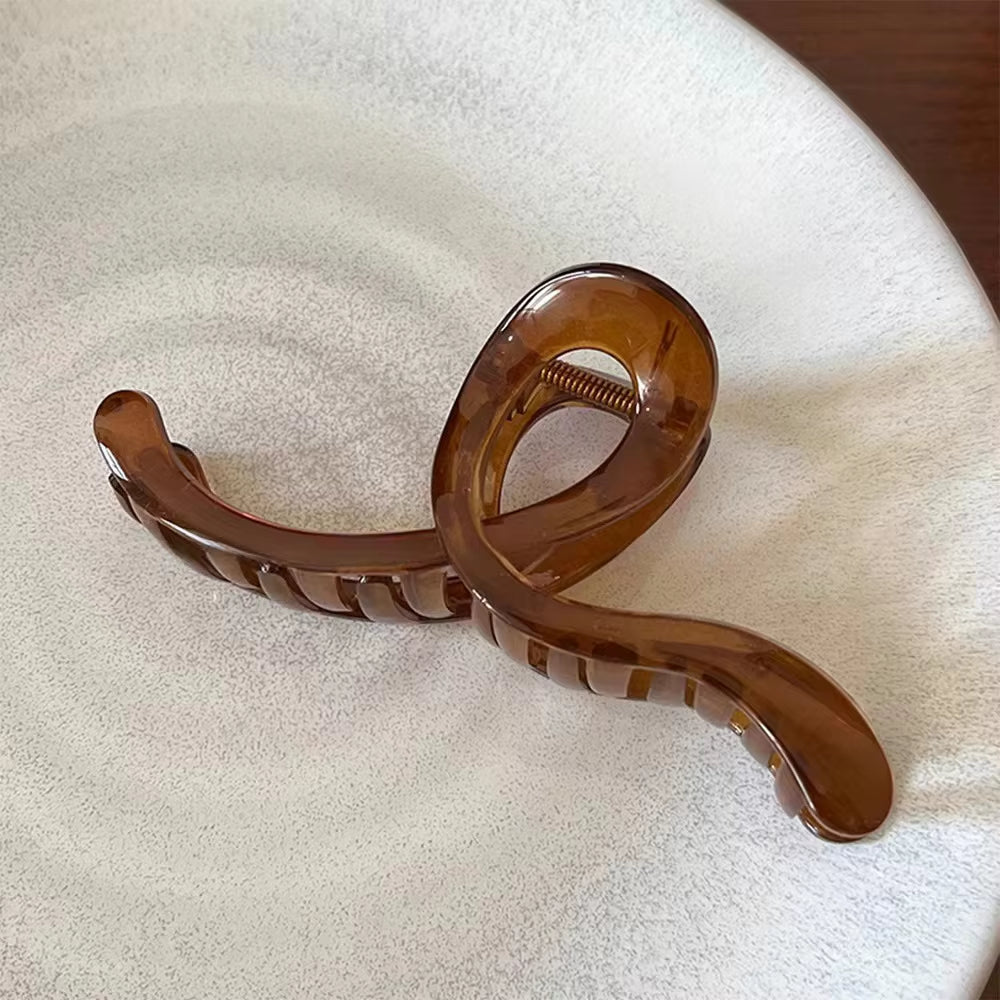 Banana Hair Claw Clips Clamp Barrettes Big Women Hairgrips Hairpin Girls Ponytail Hair Accessories Leopard Headwear