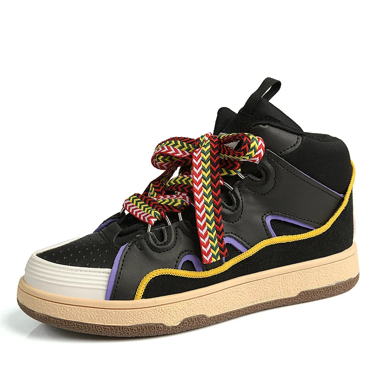 Autumn Men Women Casual Sneakers Luxury Leopard