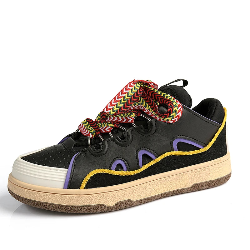 Autumn Men Women Casual Sneakers Luxury Leopard