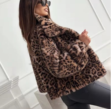 Vestes Mixtes Imprimées Léopard pour Femmes