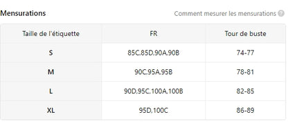 Soutien-Gorge Push-Up Noir | Confort & Soutien Optimal