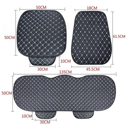 Leather Car Seat Covers Four Seasons Front/Rear Seat
