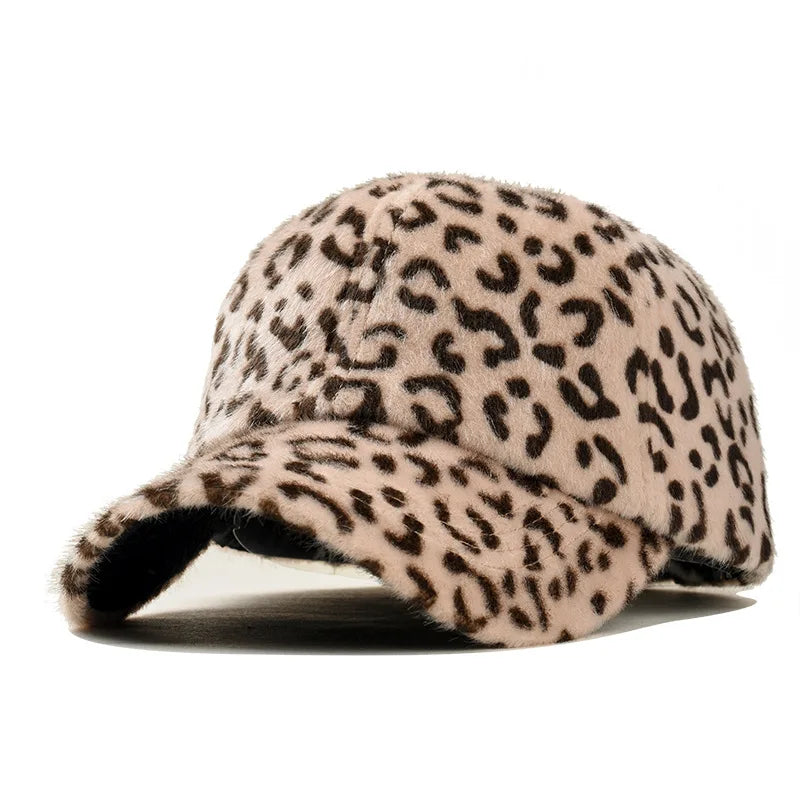 Doitbest Children Hip Hop Baseball Cap Wool leopard
