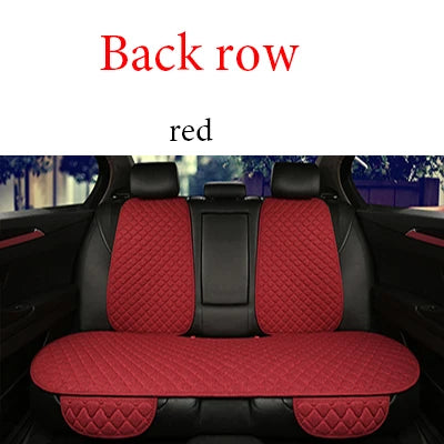 Universal Car Seat Cover Protector Linen Front Rear Back