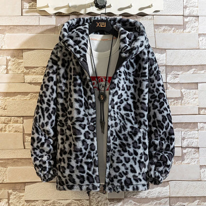 Leopard Print Jacket Loose and Comfortable