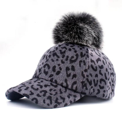 Doitbest Children Hip Hop Baseball Cap Wool leopard