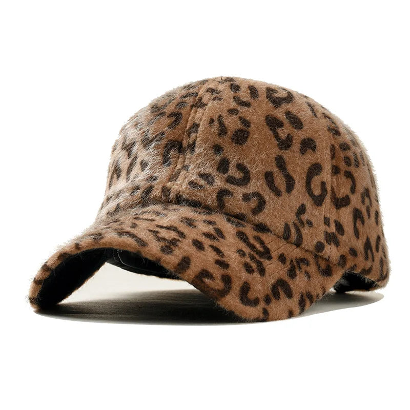 Doitbest Children Hip Hop Baseball Cap Wool leopard