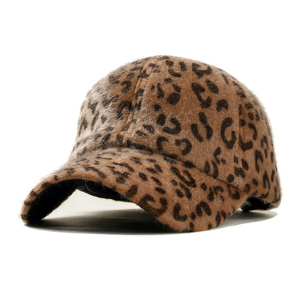 Doitbest Children Hip Hop Baseball Cap Wool leopard