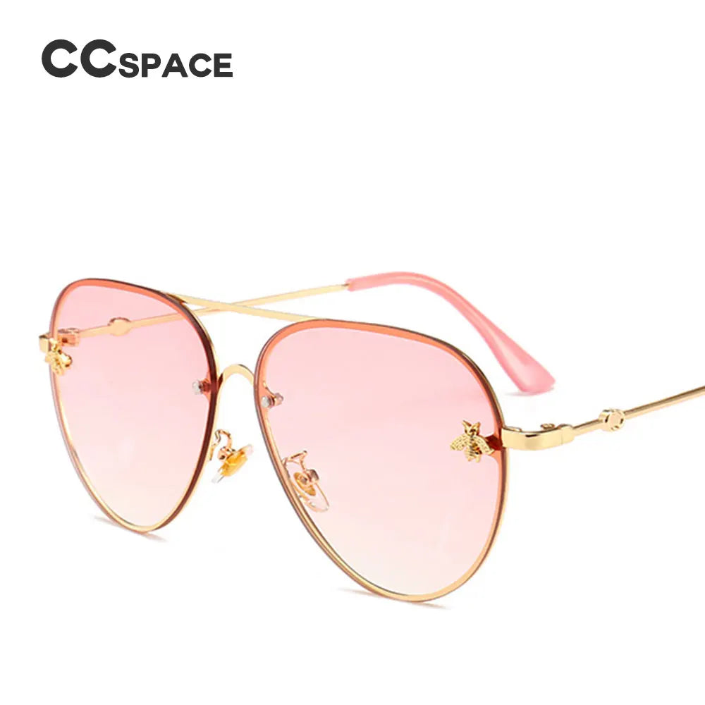 Luxury Bee Pilot Sunglasses Women Fashion Shades