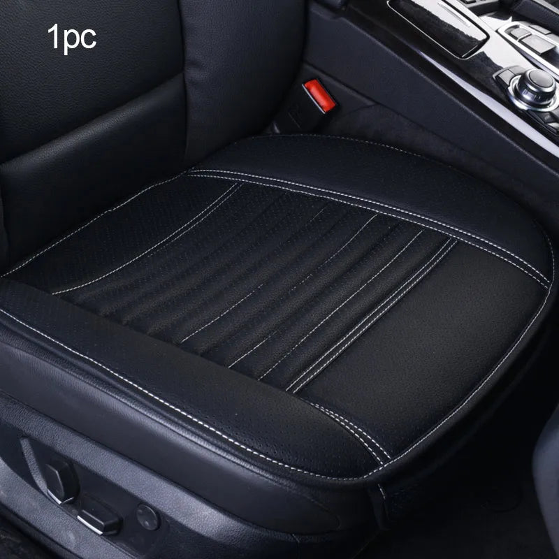SEAMETAL PU Leather Car Seat Cover Universal Vehicle