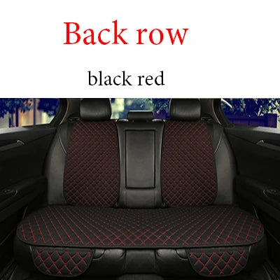 Universal Car Seat Cover Protector Linen Front Rear Back