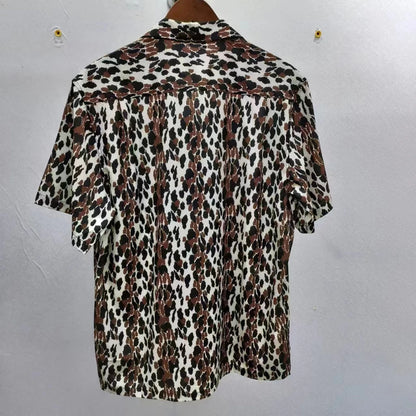 Leopard Print Y2k High Quality Hawaii Beach Men