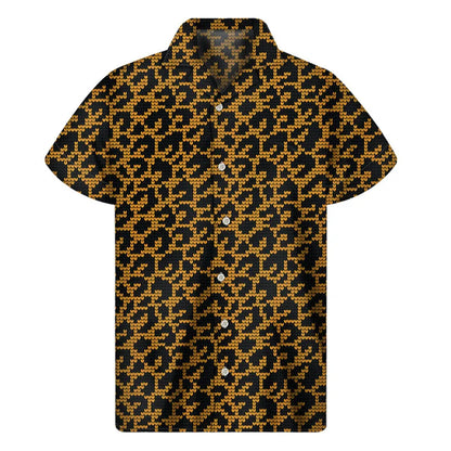 Colorful Leopard Hawaiian Shirts For Men Clothing 3D Print