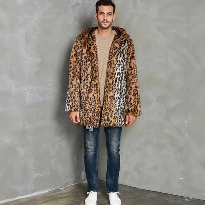 Mens Clothing New Leopard Print Mens Hat Throwing