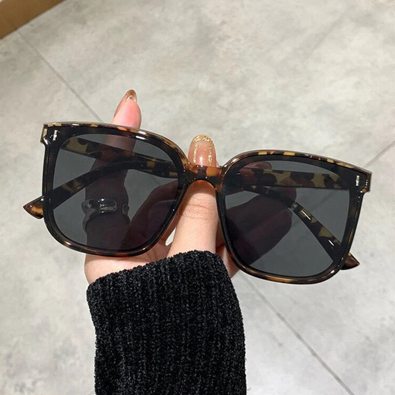 OIMG Vintage Square Sunglasses Women Oversized