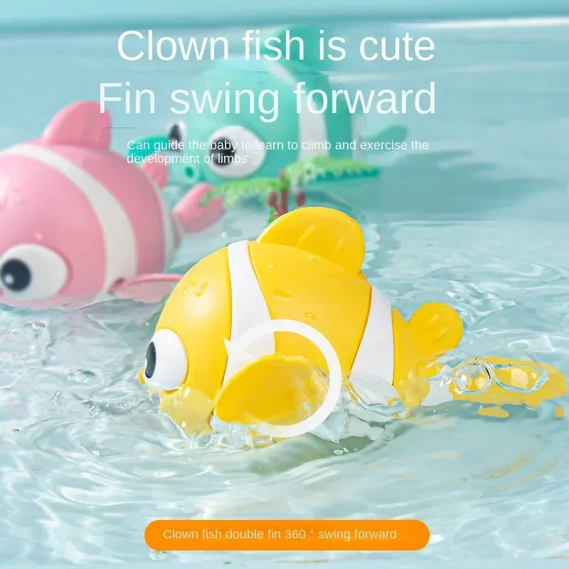 Bath Toys Cute Swimming Clown Fish Bath Toy for Toddlers