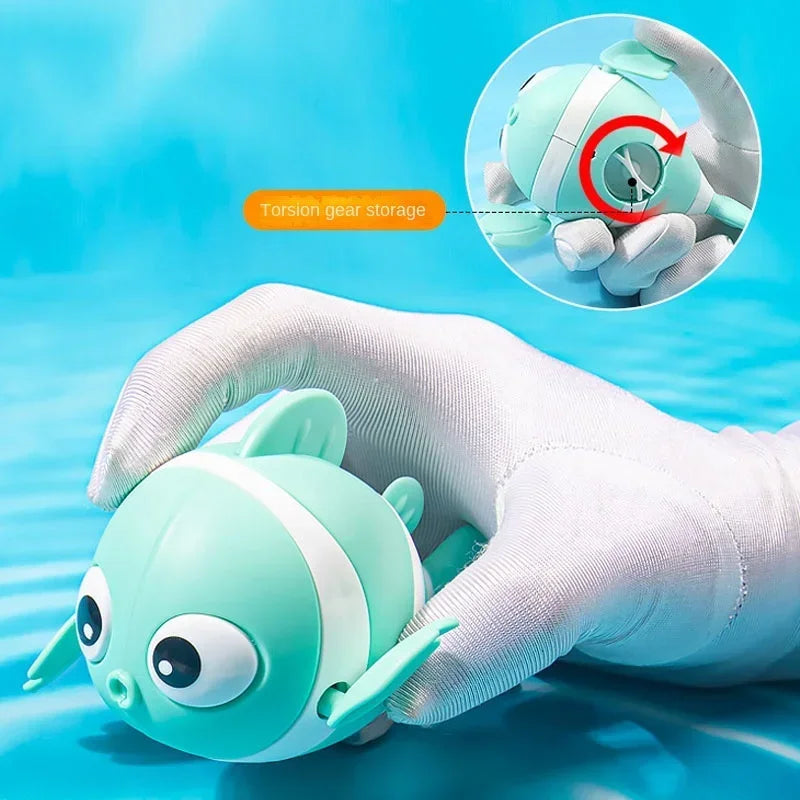 Bath Toys Cute Swimming Clown Fish Bath Toy for Toddlers