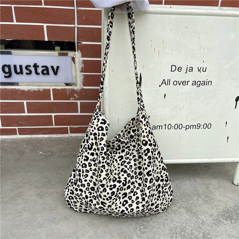 Japanese and Korean Ins Modern Small Leopard Print