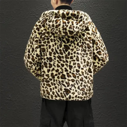 2024 Autumn and Winter New Leopard Print Jacket