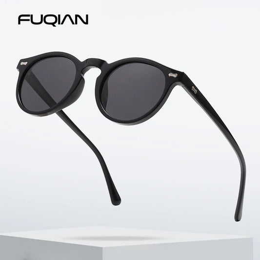 Retro Round Sunglasses Men Women Fashion