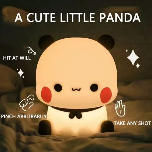 Kawaii Bear Panda Bubu And Dudu Led Night Light Lamp