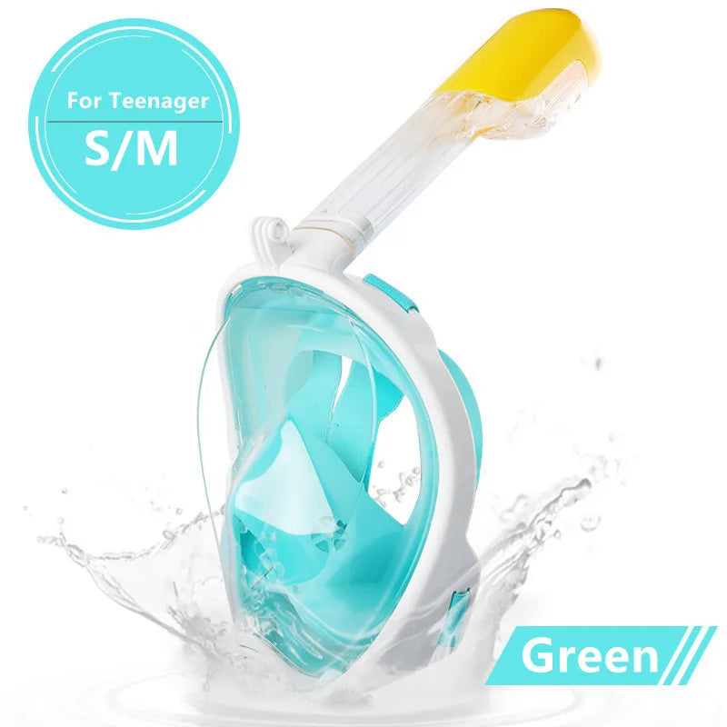 Underwater Scuba Anti Fog Full Face Diving Mask Snorkeling