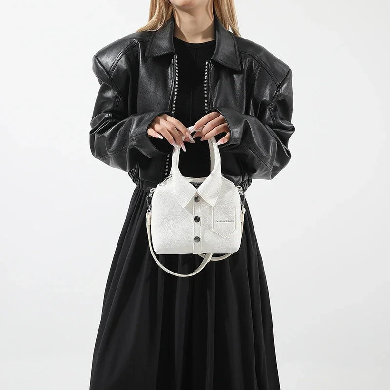 PU Square Compact Shoulder and Crossbody Bags Unique