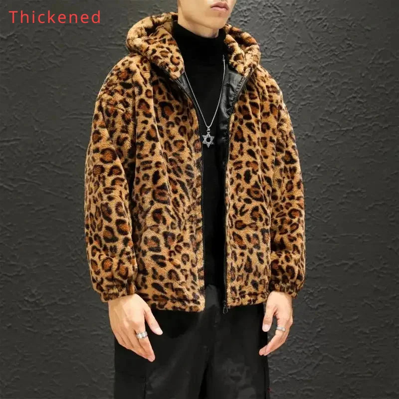 2024 Autumn and Winter New Leopard Print Jacket