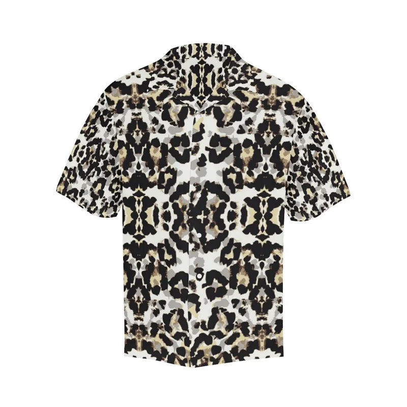 Leopard Hawaiian Shirt For Men Women Summer Street