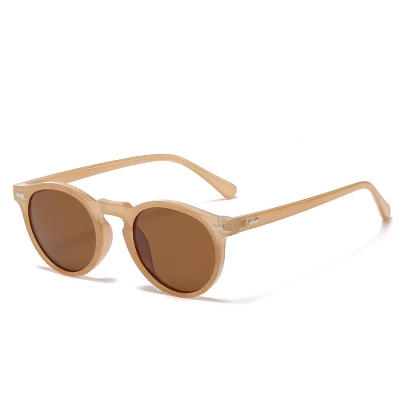 Retro Round Sunglasses Men Women Fashion