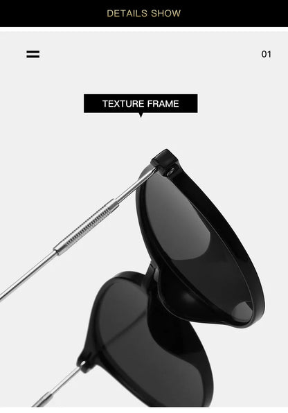 New korean fashion vintage round sunglasses for women