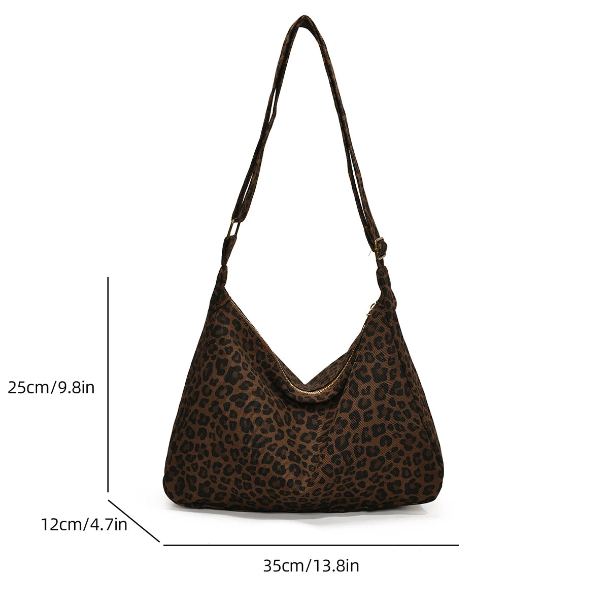 Trendy Casual Soft Textile Women's Shoulder Bag