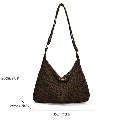 Trendy Casual Soft Textile Women's Shoulder Bag