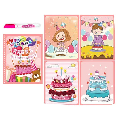 Drawing Coloring Books for Kids Magic Water Book with Pen