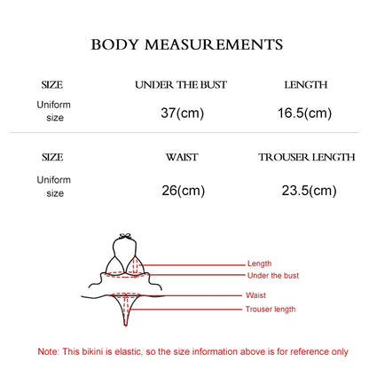 2025 New Women's Solid-color Separate Beach Wear Sexy Halter Three-point Bikini Backless Adjustable Lace-up Swimsuit