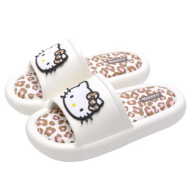 Leopard Women Slippers Summer Cartoon Non-slip