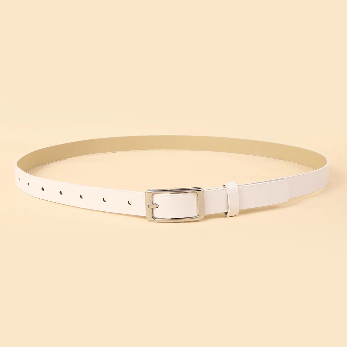 Leopard Print Pu Women's Belt Goth Retro Jeans