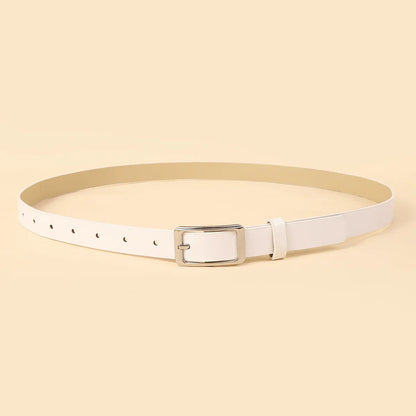 Leopard Print Pu Women's Belt Goth Retro Jeans