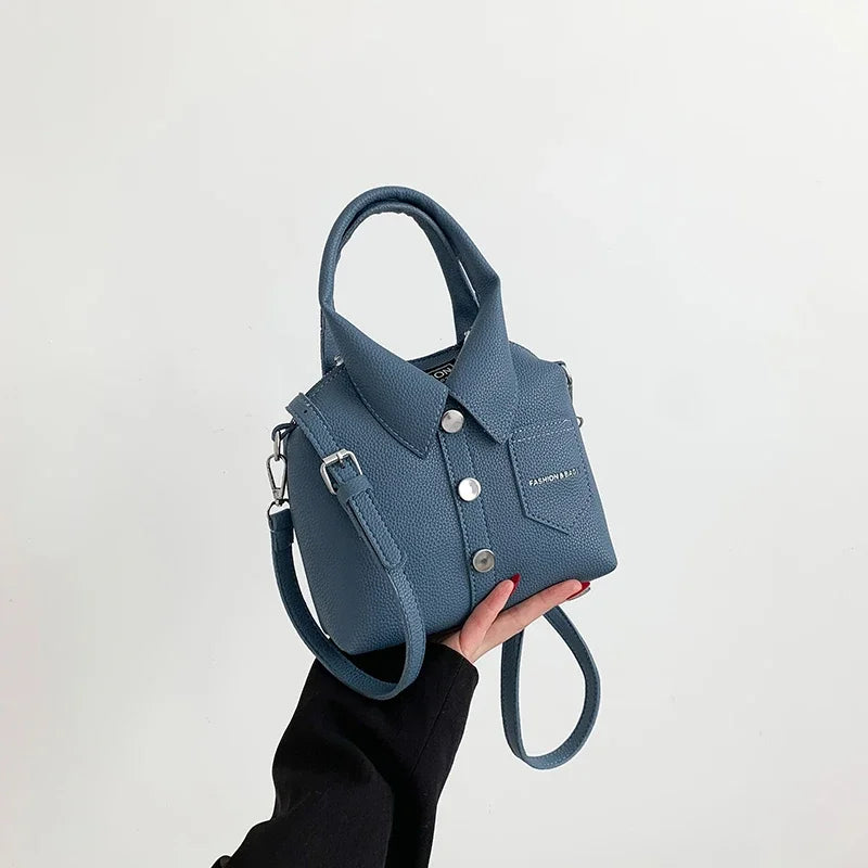 PU Square Compact Shoulder and Crossbody Bags Unique