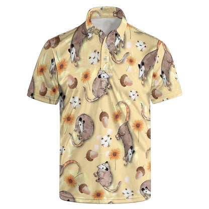 Fashion Leopard Polo Shirt For Men Summer Women